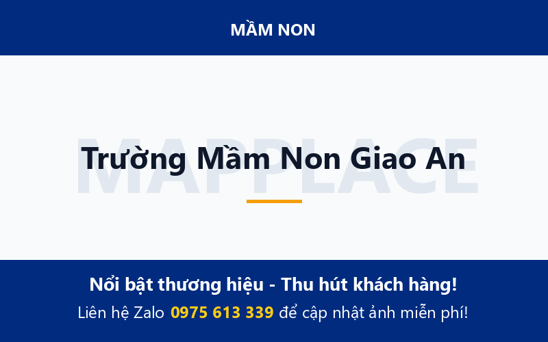 Trường Mầm Non Giao An