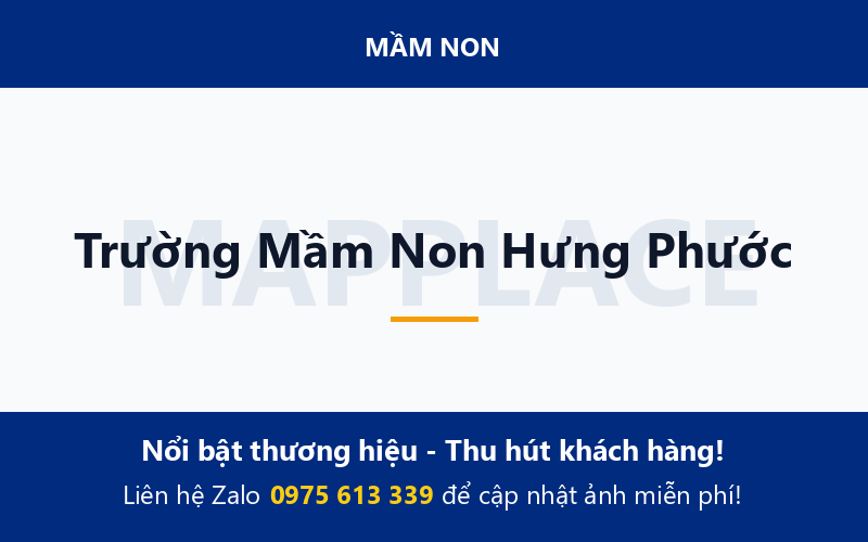 Trường Mầm Non Hưng Phước