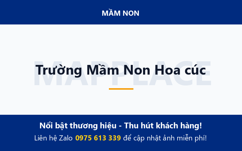 Trường Mầm Non Hoa cúc