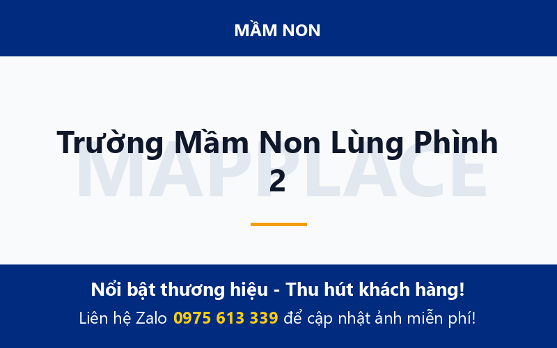 Trường Mầm Non Lùng Phình 2