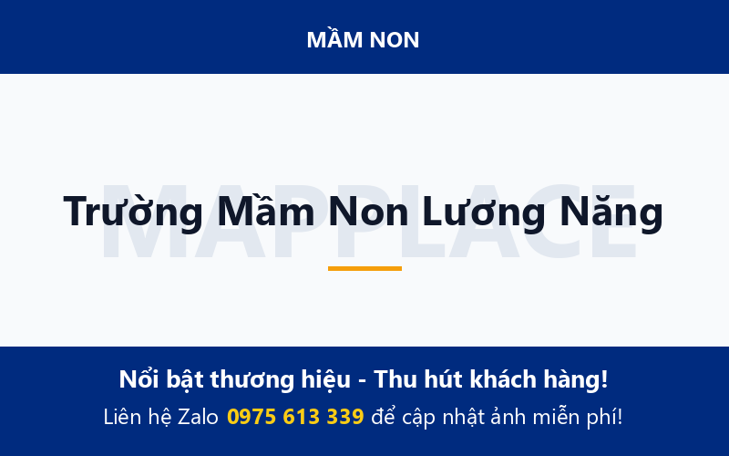 Trường Mầm Non Lương Năng