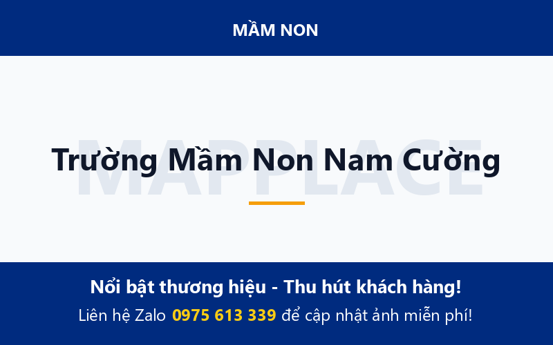 Trường Mầm Non Nam Cường