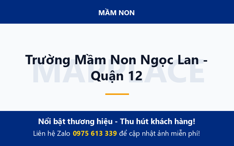 Trường Mầm Non Ngọc Lan - Quận 12
