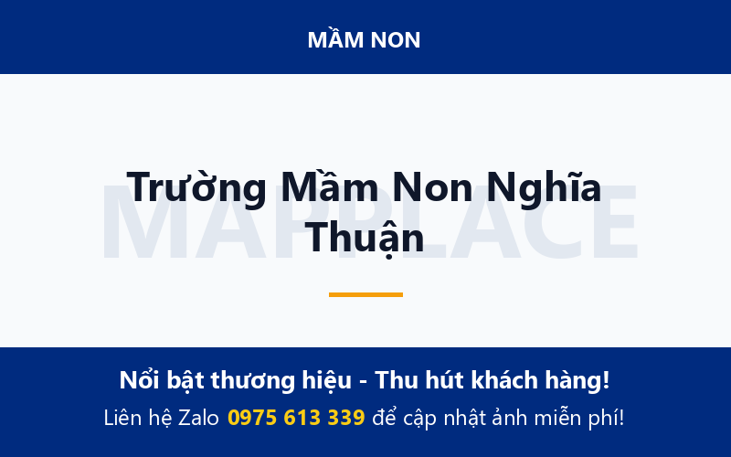 Trường Mầm Non Nghĩa Thuận