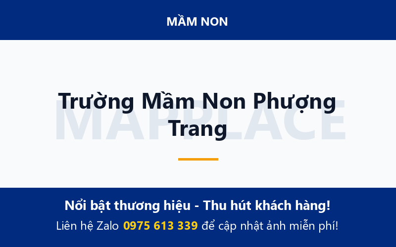 Trường Mầm Non Phượng Trang