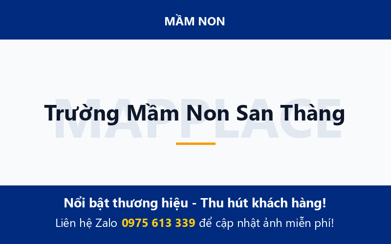 Trường Mầm Non San Thàng