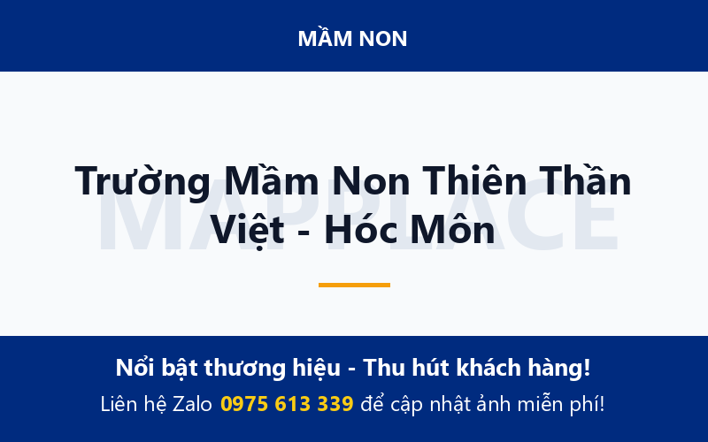 Trường Mầm Non Thiên Thần Việt - Hóc Môn