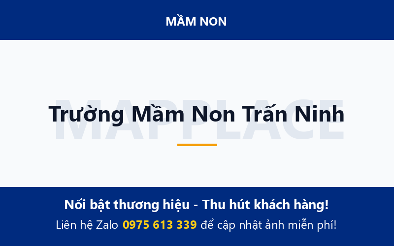 Trường Mầm Non Trấn Ninh