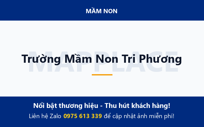 Trường Mầm Non Tri Phương