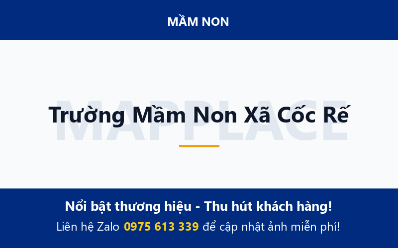 Trường Mầm Non Xã Cốc Rế