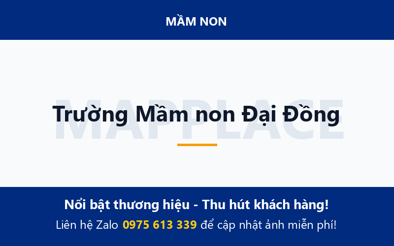 Trường Mầm non Đại Đồng