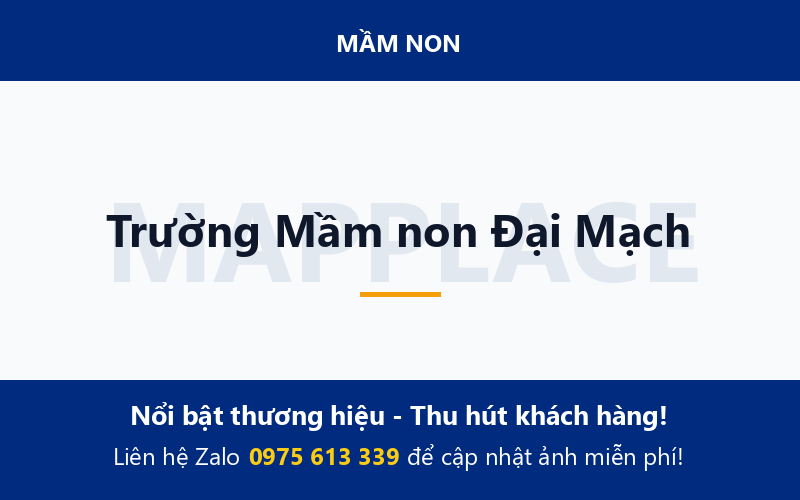 Trường Mầm non Đại Mạch