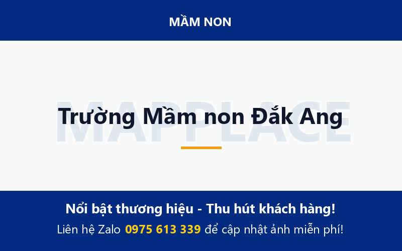 Trường Mầm non Đắk Ang