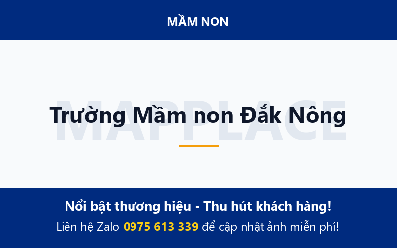 Trường Mầm non Đắk Nông
