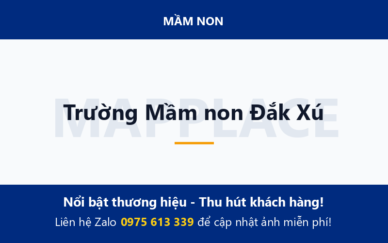 Trường Mầm non Đắk Xú