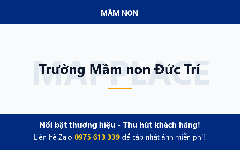 Trường Mầm non Đức Trí