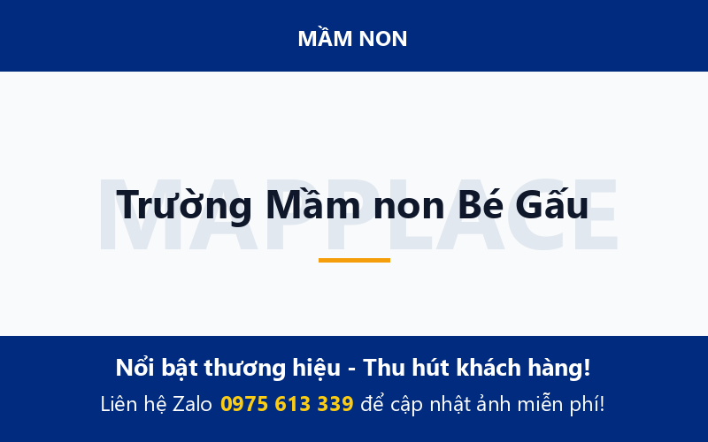 Trường Mầm non Bé Gấu