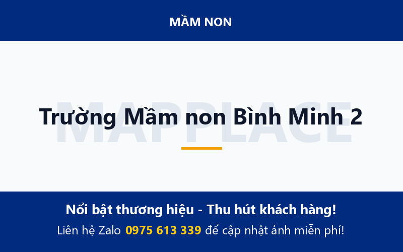 Trường Mầm non Bình Minh 2