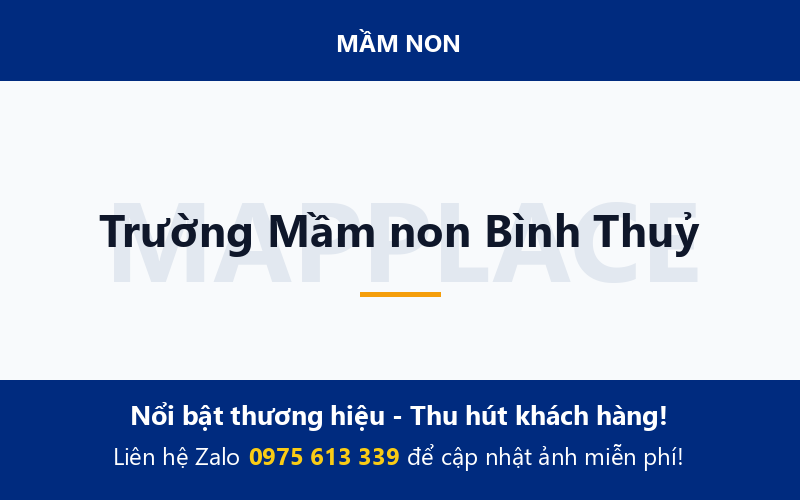 Trường Mầm non Bình Thuỷ