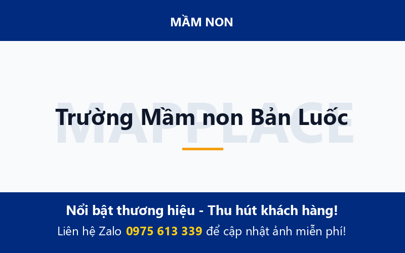 Trường Mầm non Bản Luốc