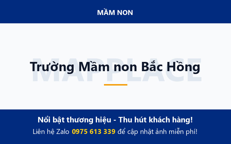 Trường Mầm non Bắc Hồng