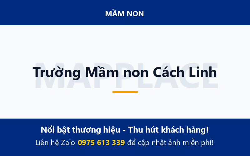 Trường Mầm non Cách Linh