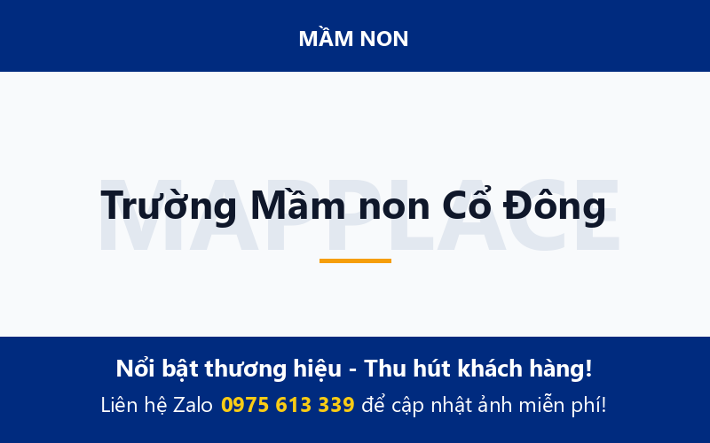 Trường Mầm non Cổ Đông