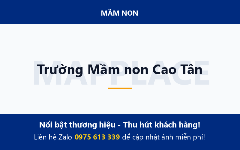 Trường Mầm non Cao Tân