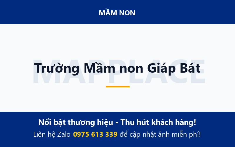 Trường Mầm non Giáp Bát
