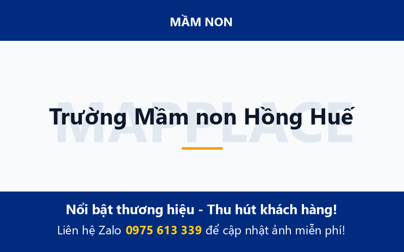 Trường Mầm non Hồng Huế