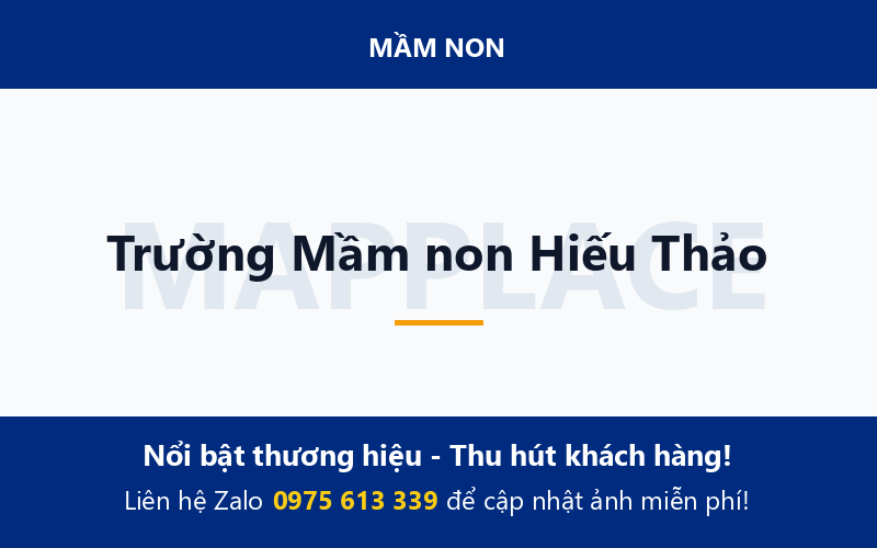 Trường Mầm non Hiếu Thảo