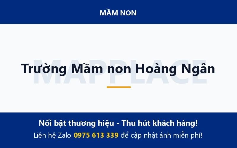 Trường Mầm non Hoàng Ngân