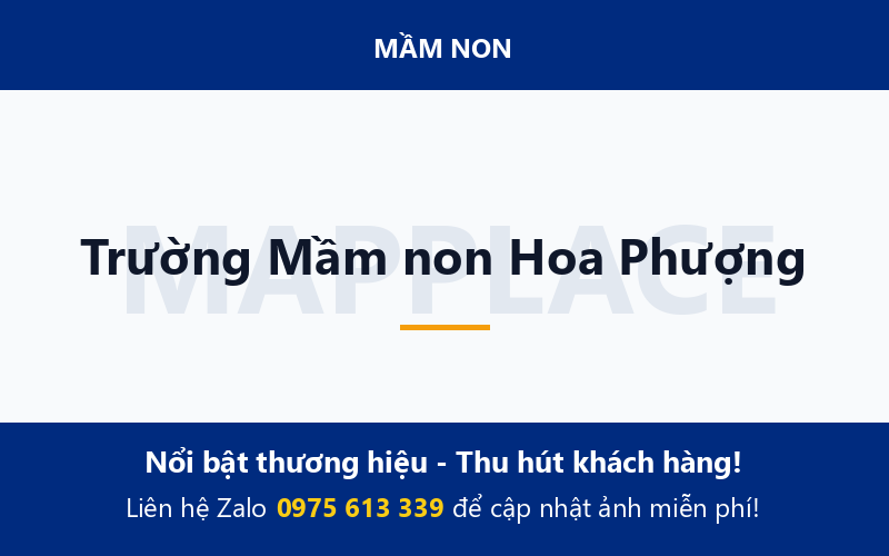 Trường Mầm non Hoa Phượng
