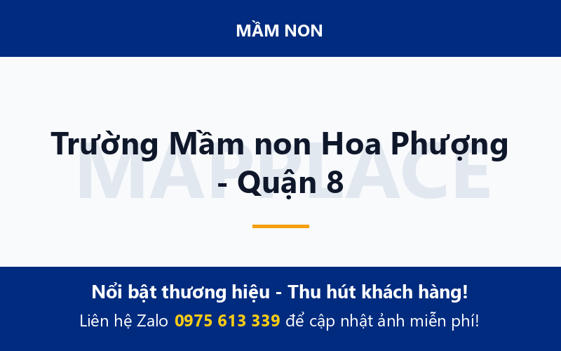 Trường Mầm non Hoa Phượng - Quận 8