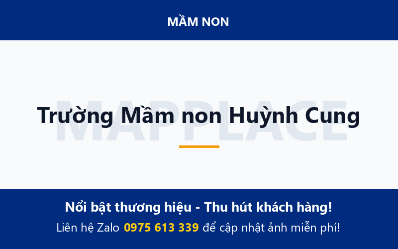 Trường Mầm non Huỳnh Cung