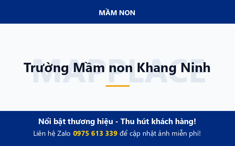 Trường Mầm non Khang Ninh