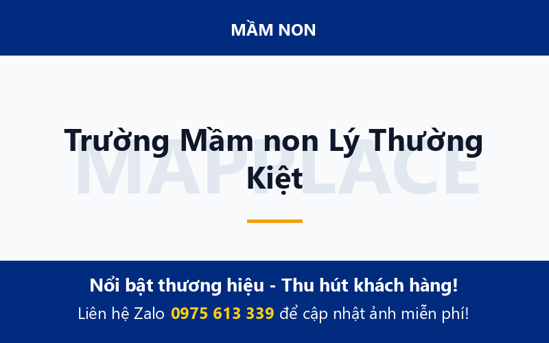 Trường Mầm non Lý Thường Kiệt