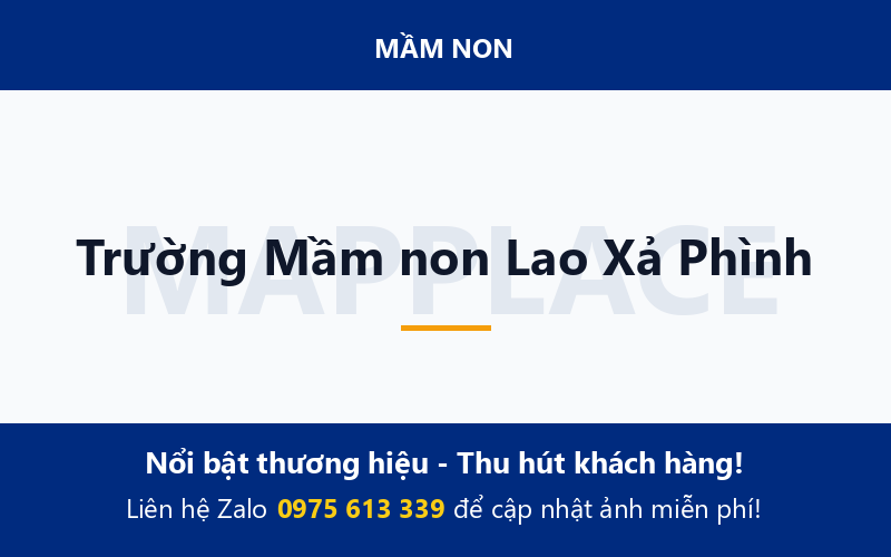 Trường Mầm non Lao Xả Phình