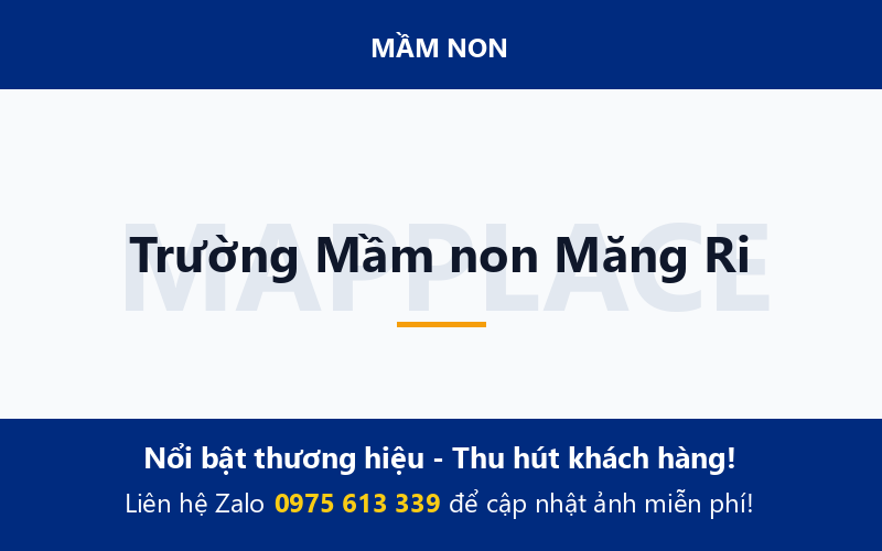 Trường Mầm non Măng Ri