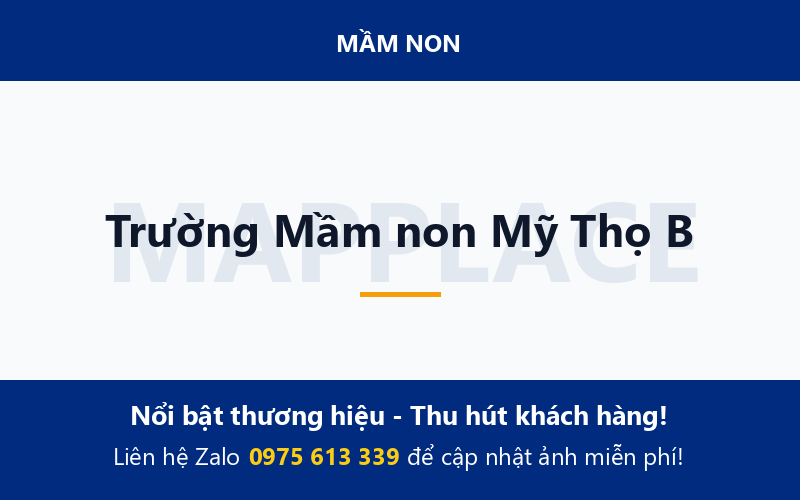 Trường Mầm non Mỹ Thọ B