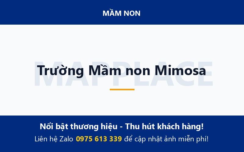 Trường Mầm non Mimosa