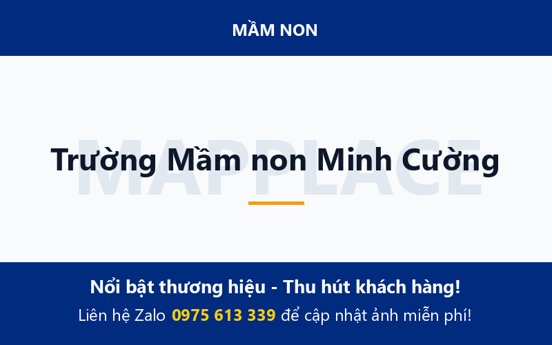 Trường Mầm non Minh Cường