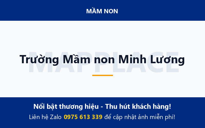 Trường Mầm non Minh Lương