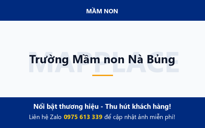 Trường Mầm non Nà Bủng