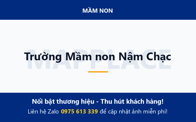 Trường Mầm non Nậm Chạc
