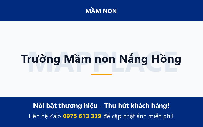 Trường Mầm non Nắng Hồng