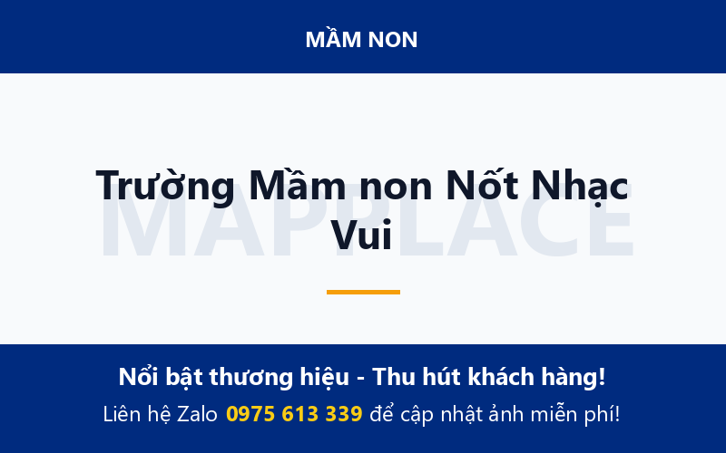 Trường Mầm non Nốt Nhạc Vui