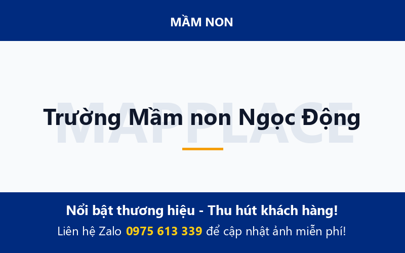 Trường Mầm non Ngọc Động