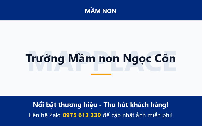 Trường Mầm non Ngọc Côn