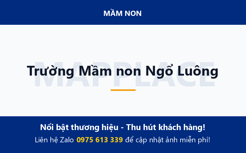 Trường Mầm non Ngổ Luông